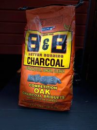 B&amp;B charcoal briquets competiton OAK